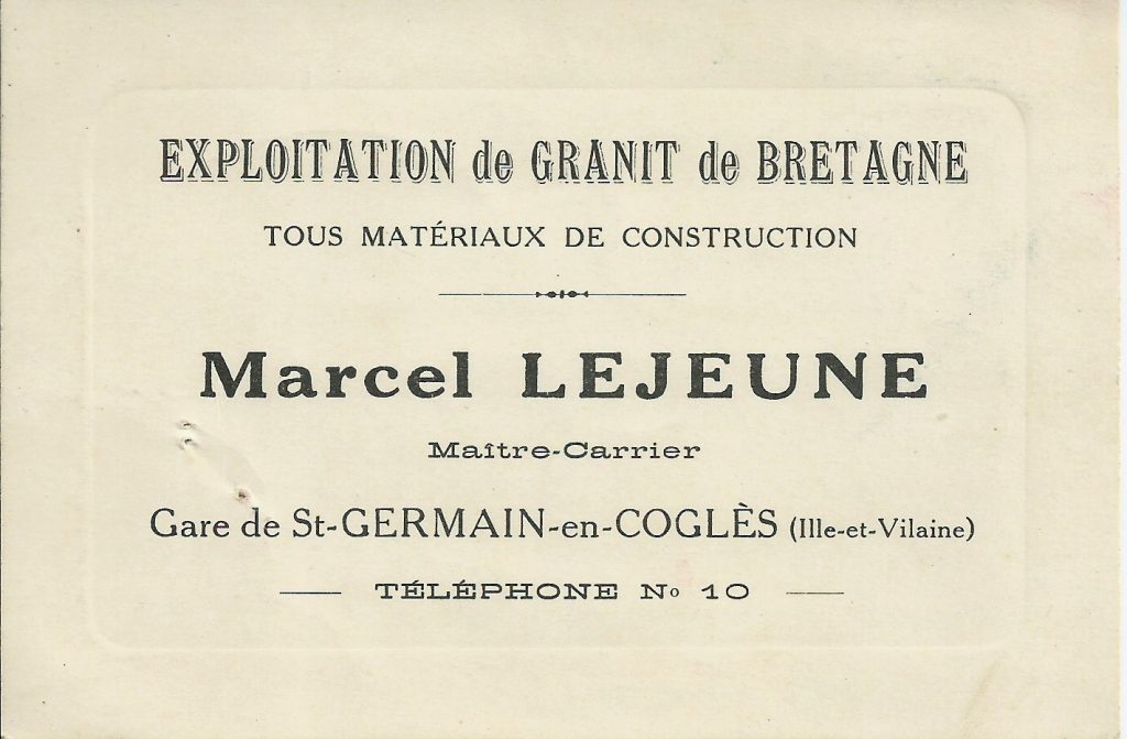ancienne gare de Saint-Germain-en-Coglès