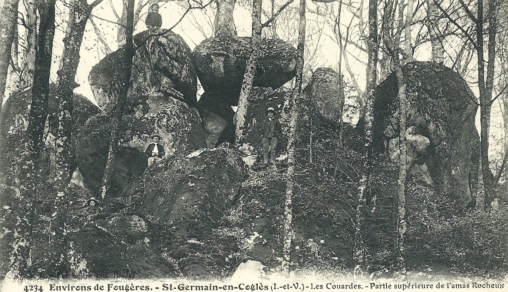 Saint-Germain-en-Coglès, Les Couardes, Marigny, Balzac, légende