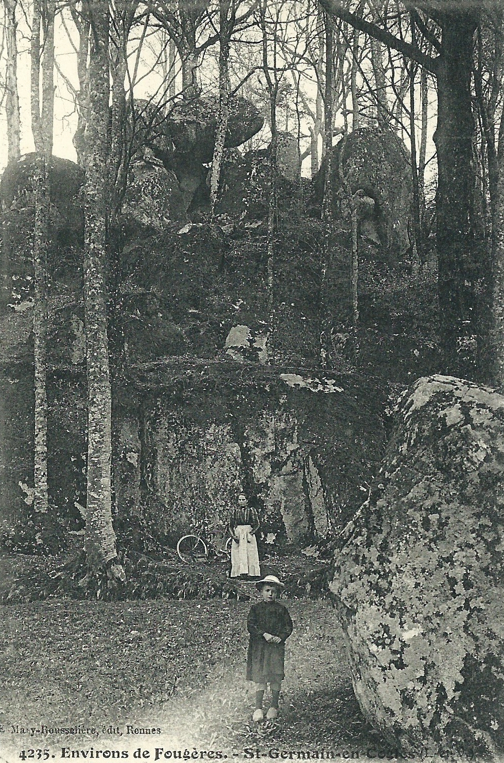 Saint-Germain-en-Coglès, Les Couardes, Marigny, Balzac, légende