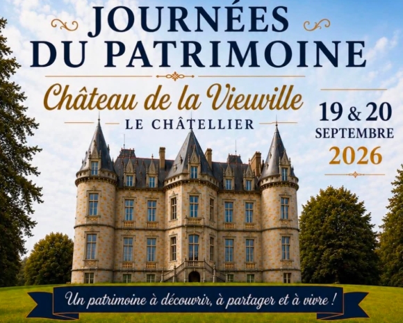 journées du patrimoine château de la Vieuville 19 et 20 septembre 2026