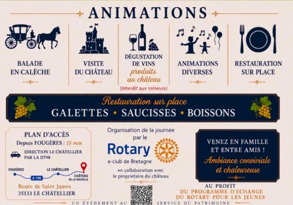 journées du patrimoine château de la Vieuville 19 et 20 septembre 2026