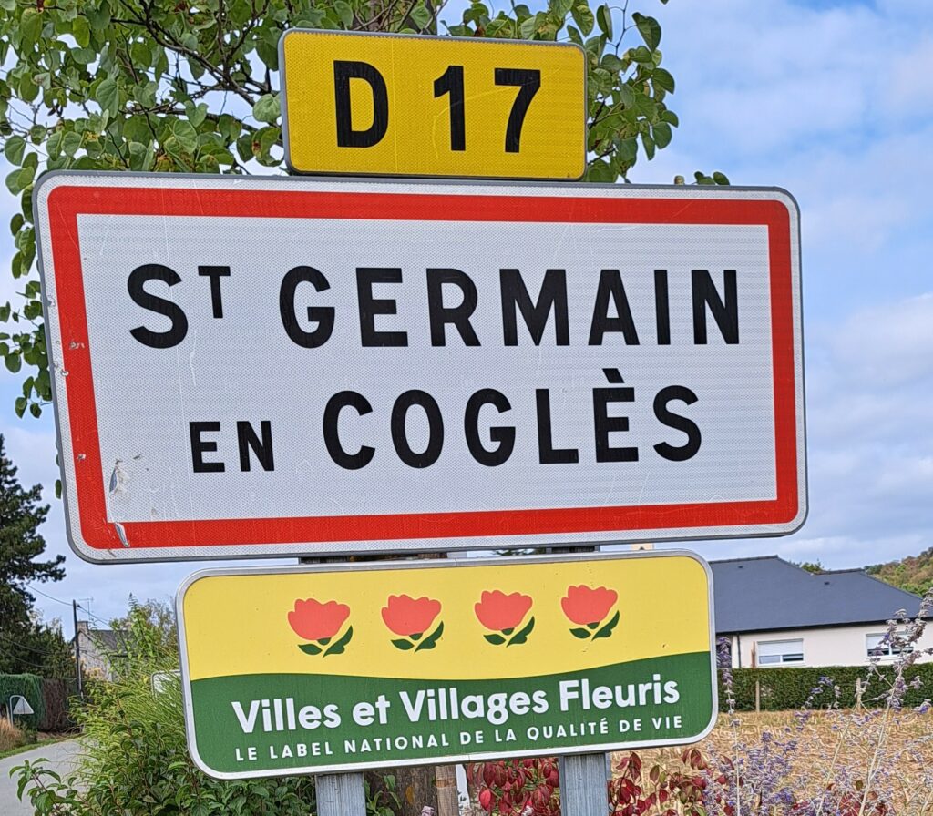 Saint-Germain-en-Coglès label Villes et Villages Fleuris 4 fleurs